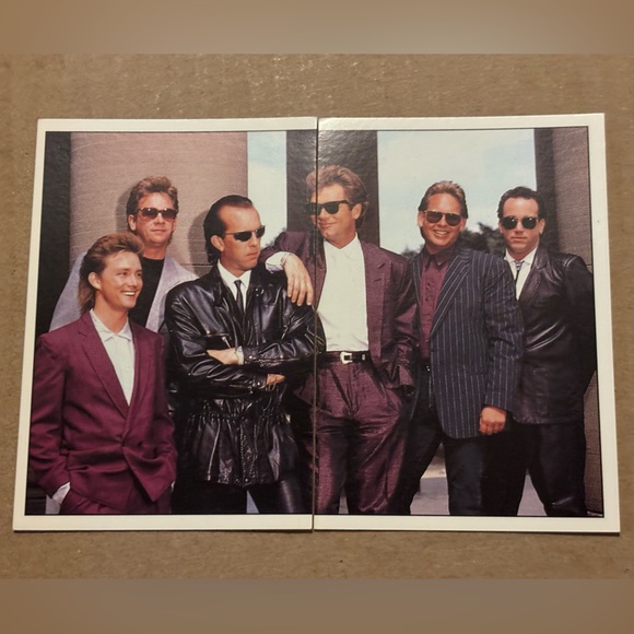 Huey Lewis and The News 1990 Panini Vintage Music Sticker Cards - Picture 2 of 3